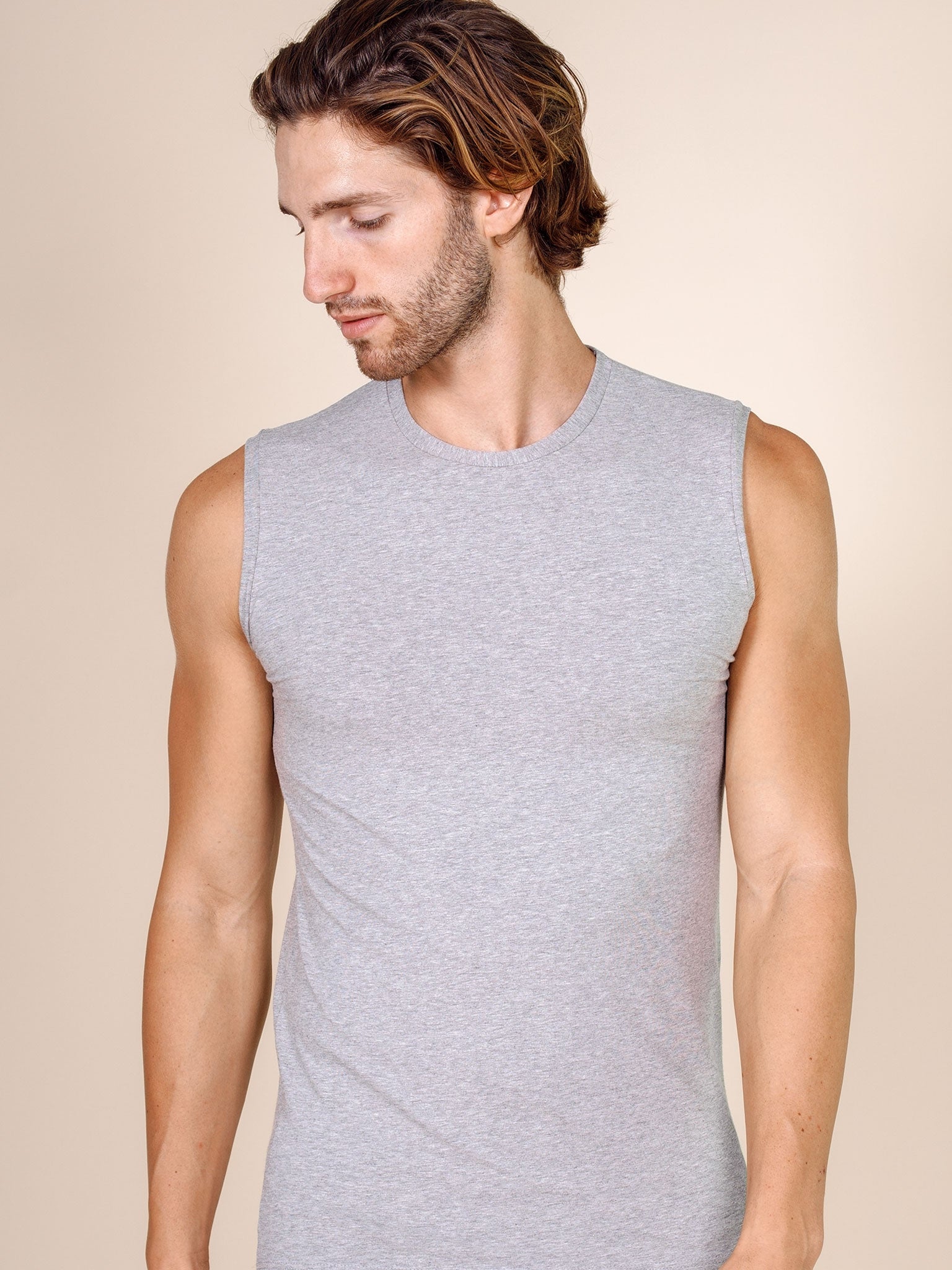 tittimitti BASIC COTTON Free Spirit Premium Quality Cotton Men's Sleeveless Tank Top. Proudly Made in Italy (988) — lifestyle