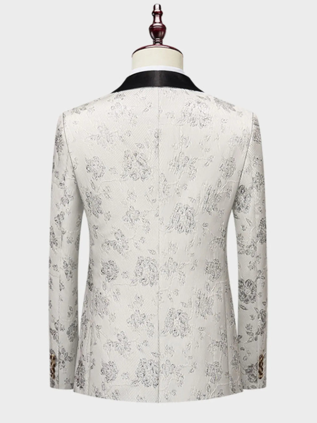 Men's Plus Size One Button Long Sleeve Blazer and Pants Set