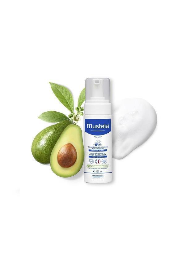 Mustela Baby Foam Shampoo for Newborns - Gentle, Tear-Free, 5.07 fl oz