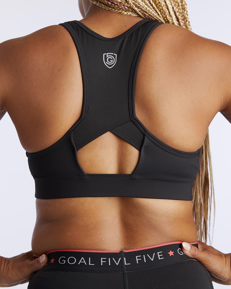 Goal Five 99'er Padded Sports Bra — detail close-up