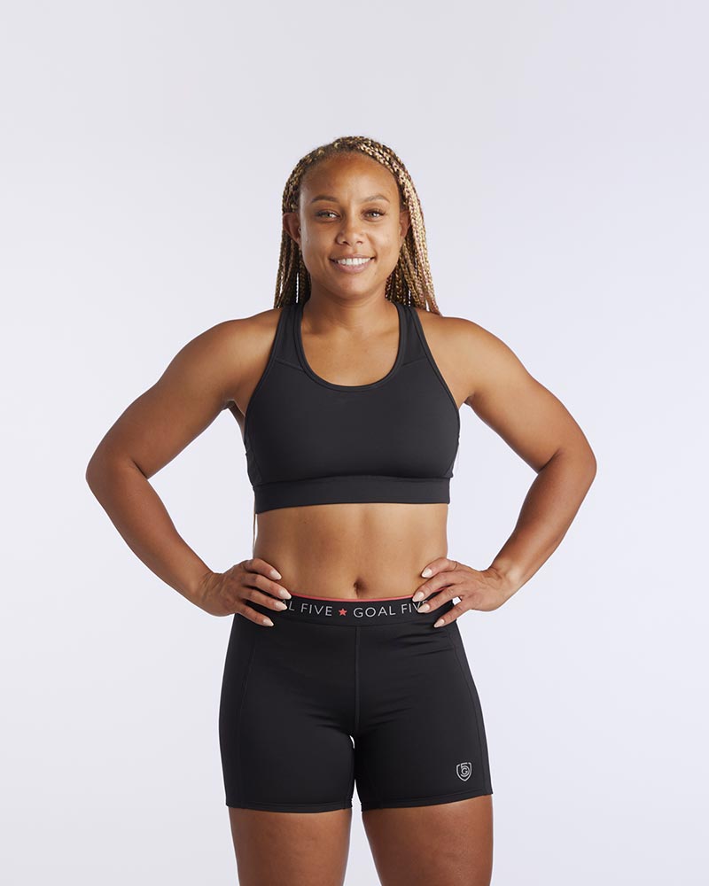 Goal Five 99'er Padded Sports Bra — side view