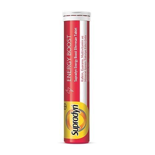 Supradyn Effervescent Vitamin Supplement - Energy Boost Multivitamin with Guarana & Caffeine for Active Lifestyle