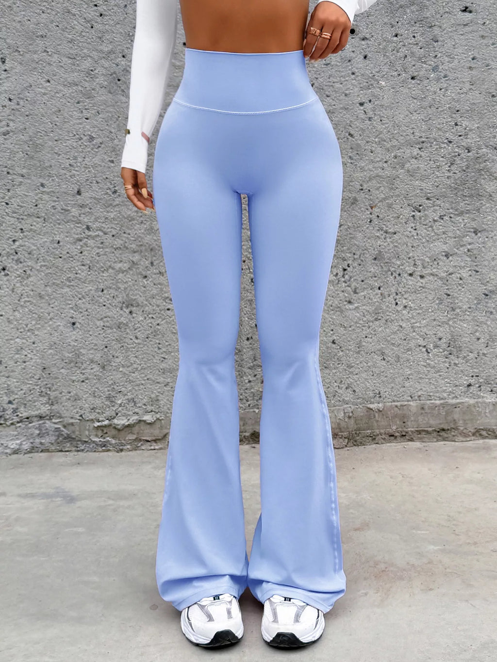 High Waist Flare Active Pants