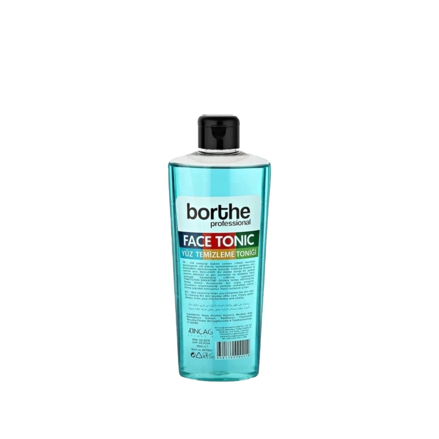 Borthe Professional Face Tonic 250ml - Gentle Skincare for Balanced Skin