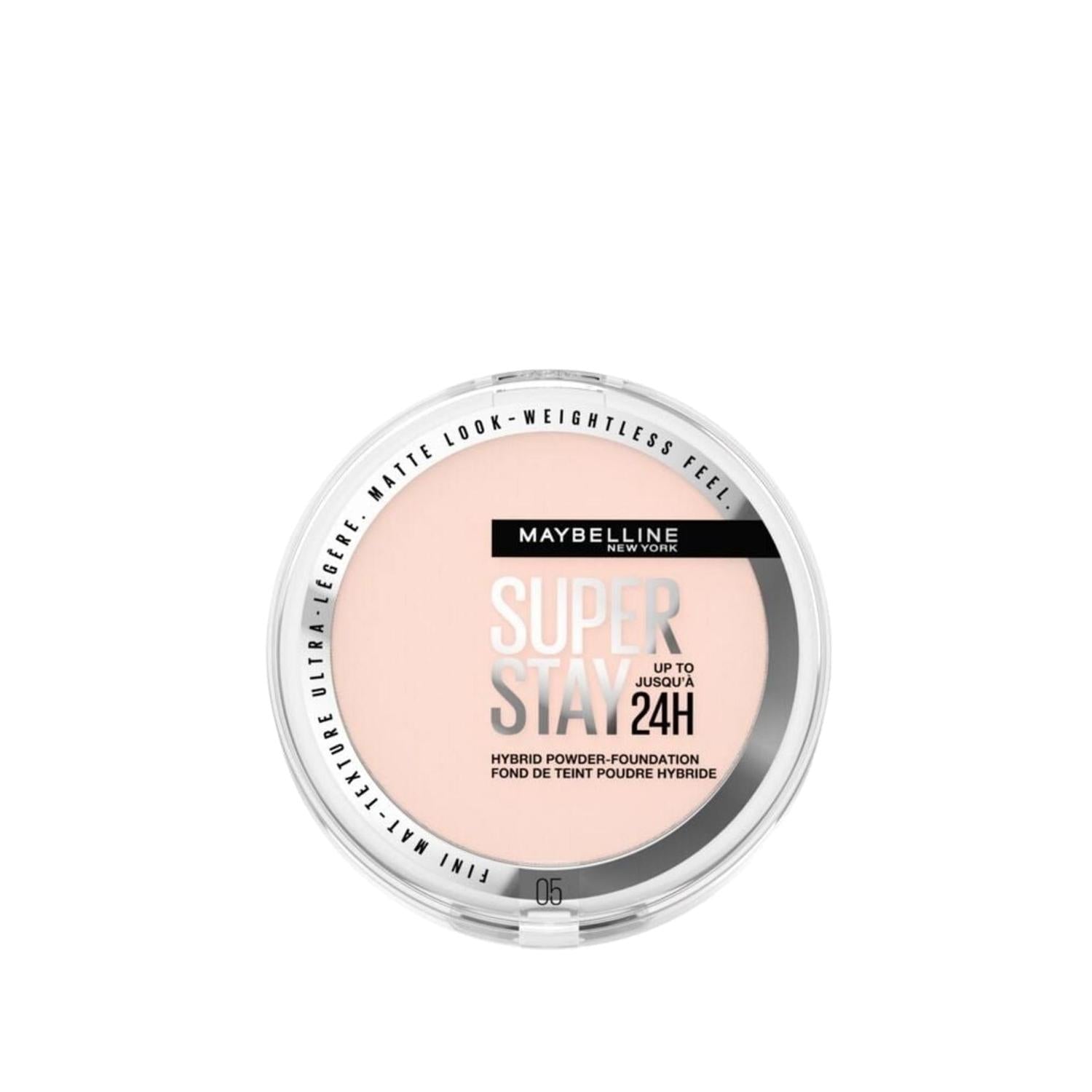 Maybelline New York Superstay Hybrid Powder Foundation - Compact Foundation with Lasting Coverage for Daily Use