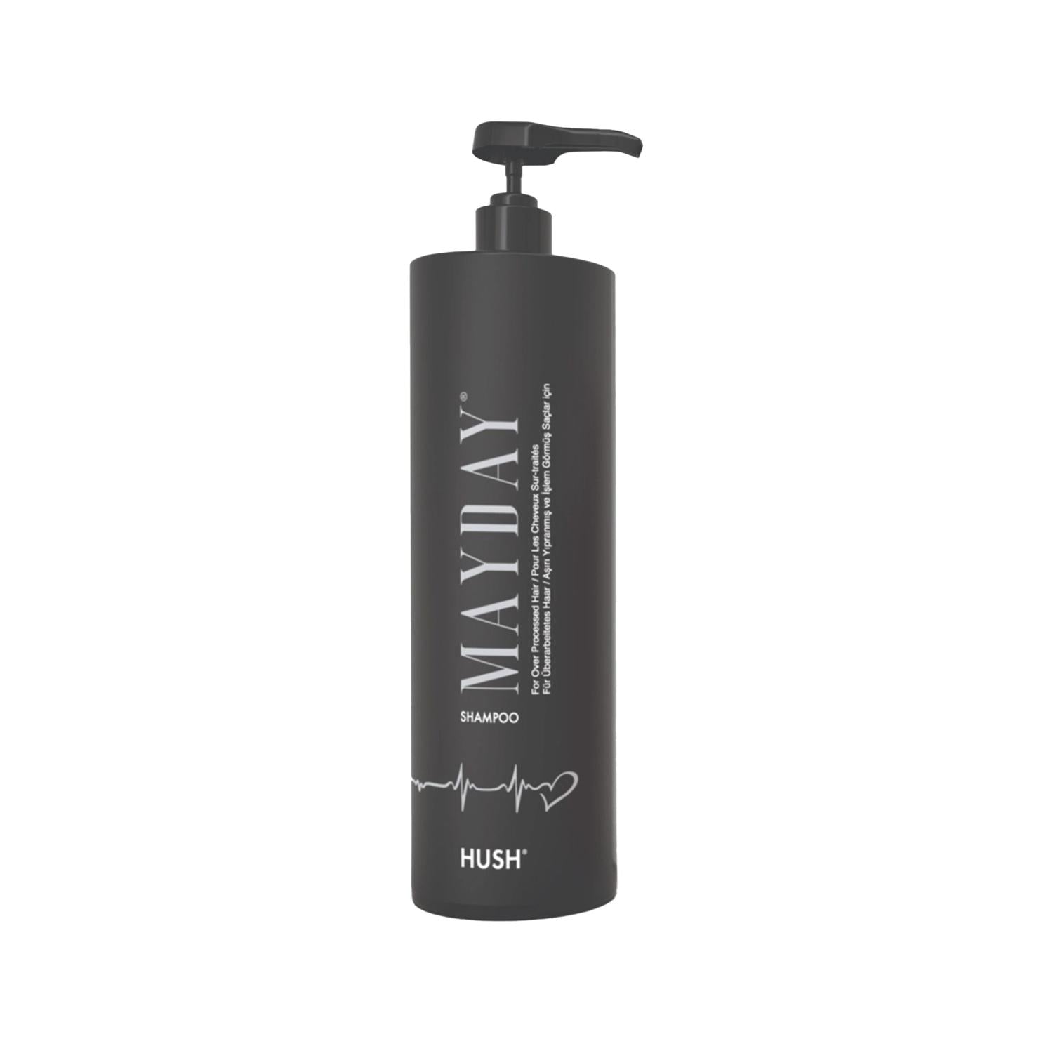 Hush Mayday Shampoo for Treated Hair - 1000ml, Gentle & Effective - Hush