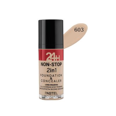 Pastel 24H Non-Stop 2in1 Foundation & Concealer 30ml - 603
