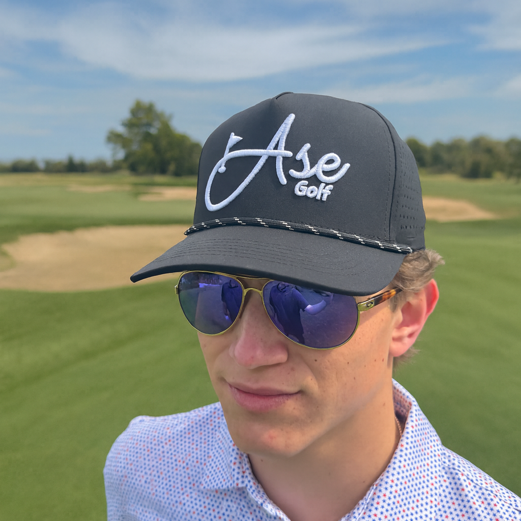 Ase 5 Panel Rope Hat – Ase Golf, view 2
