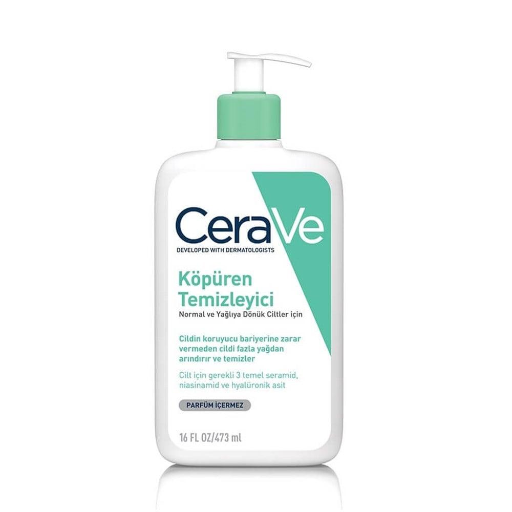 CeraVe Foaming Facial Cleanser for Normal to Oily Skin - Gentle, Non-Comedogenic & Hydrating