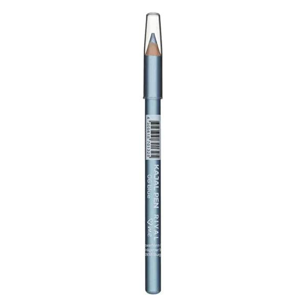 Rival Loves Me Soft Blue Kajal Eyeliner Pencil for Enhanced Eye Makeup - Comfortable, Smooth Application