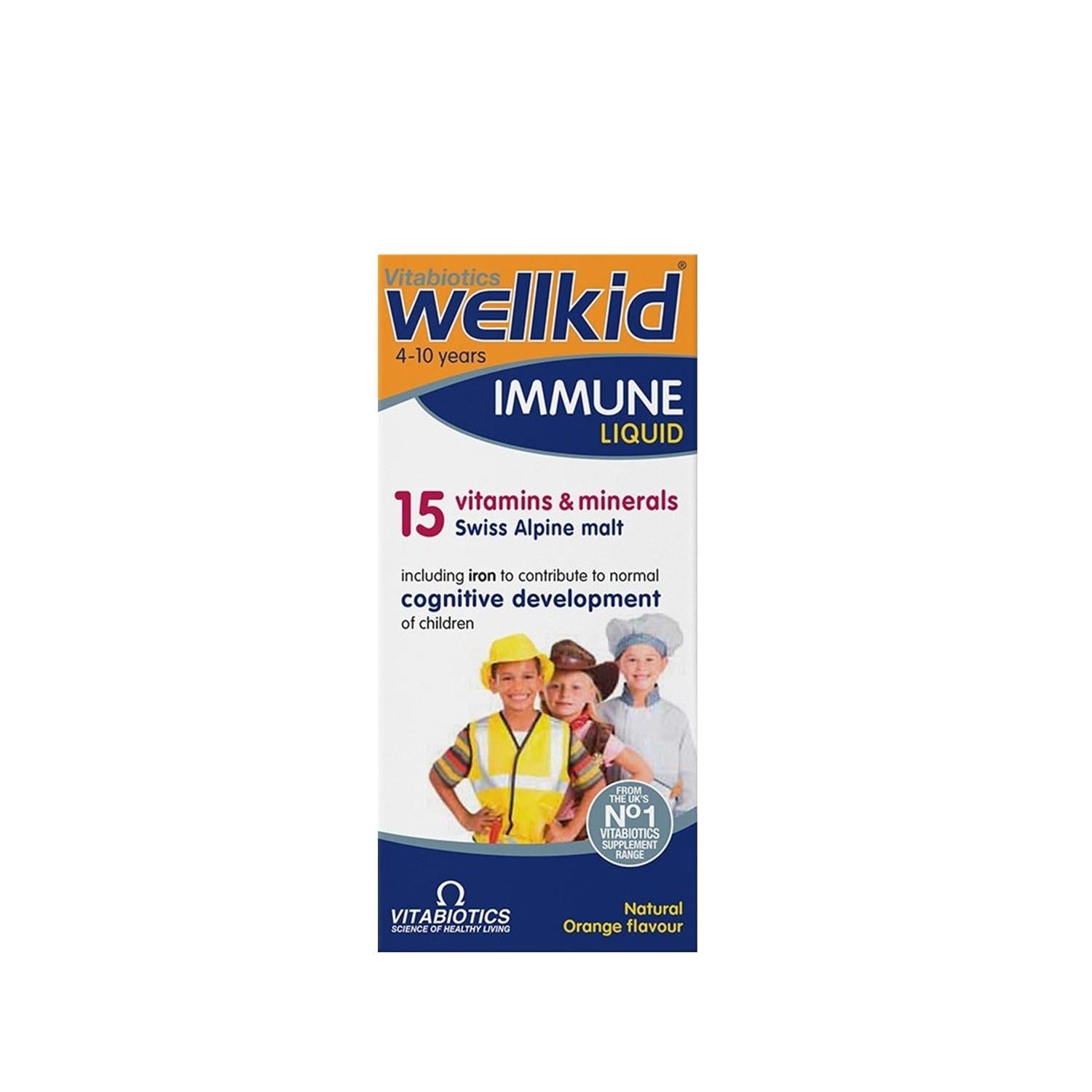 Vitabiotics Wellkid Children's Liquid Vitamin Supplement: Boost Your Child's Health & Development with Easy-to-Administer Nutrition