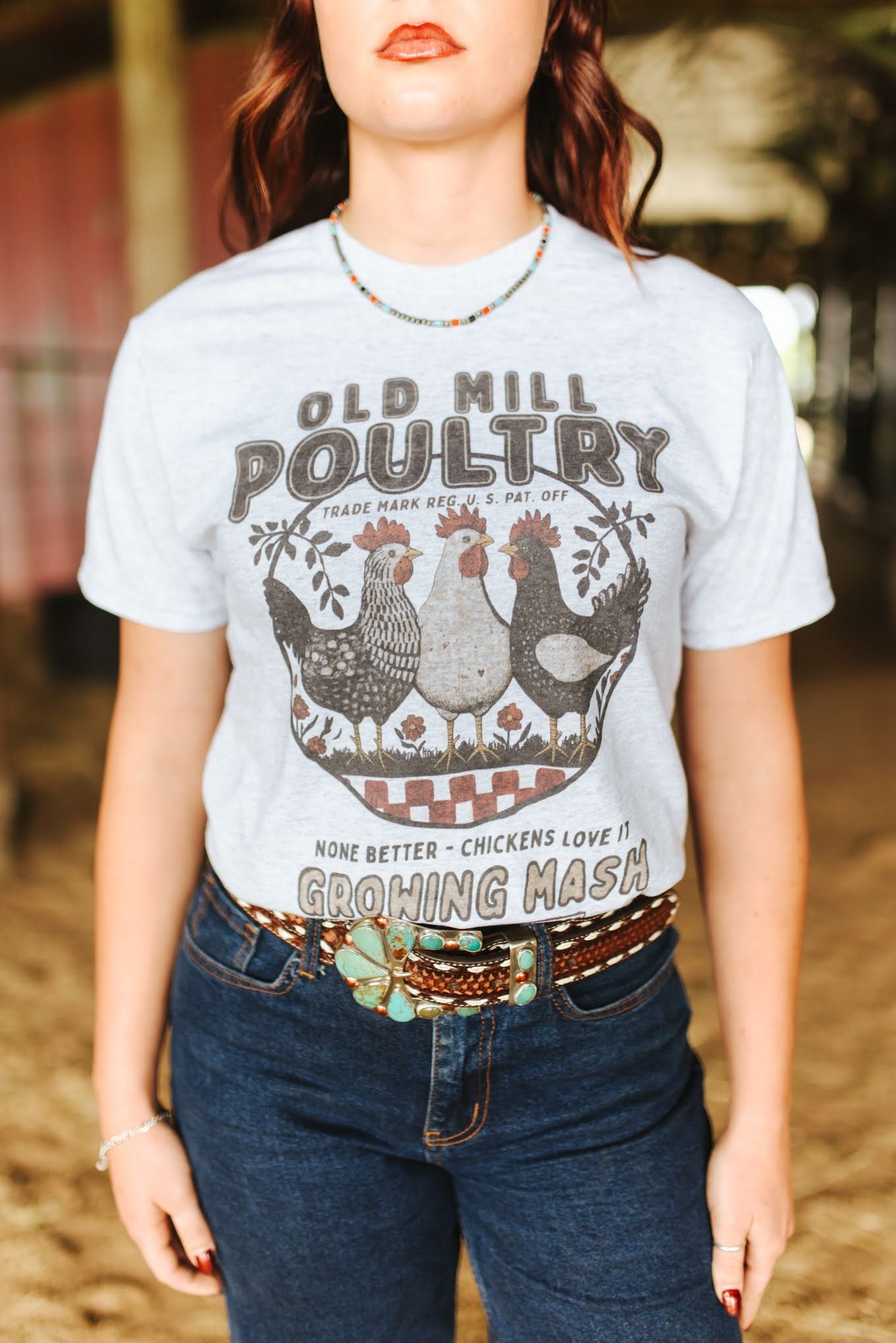 Wild Junkie Old Mill Poultry Graphic Tee — graphic tees category context