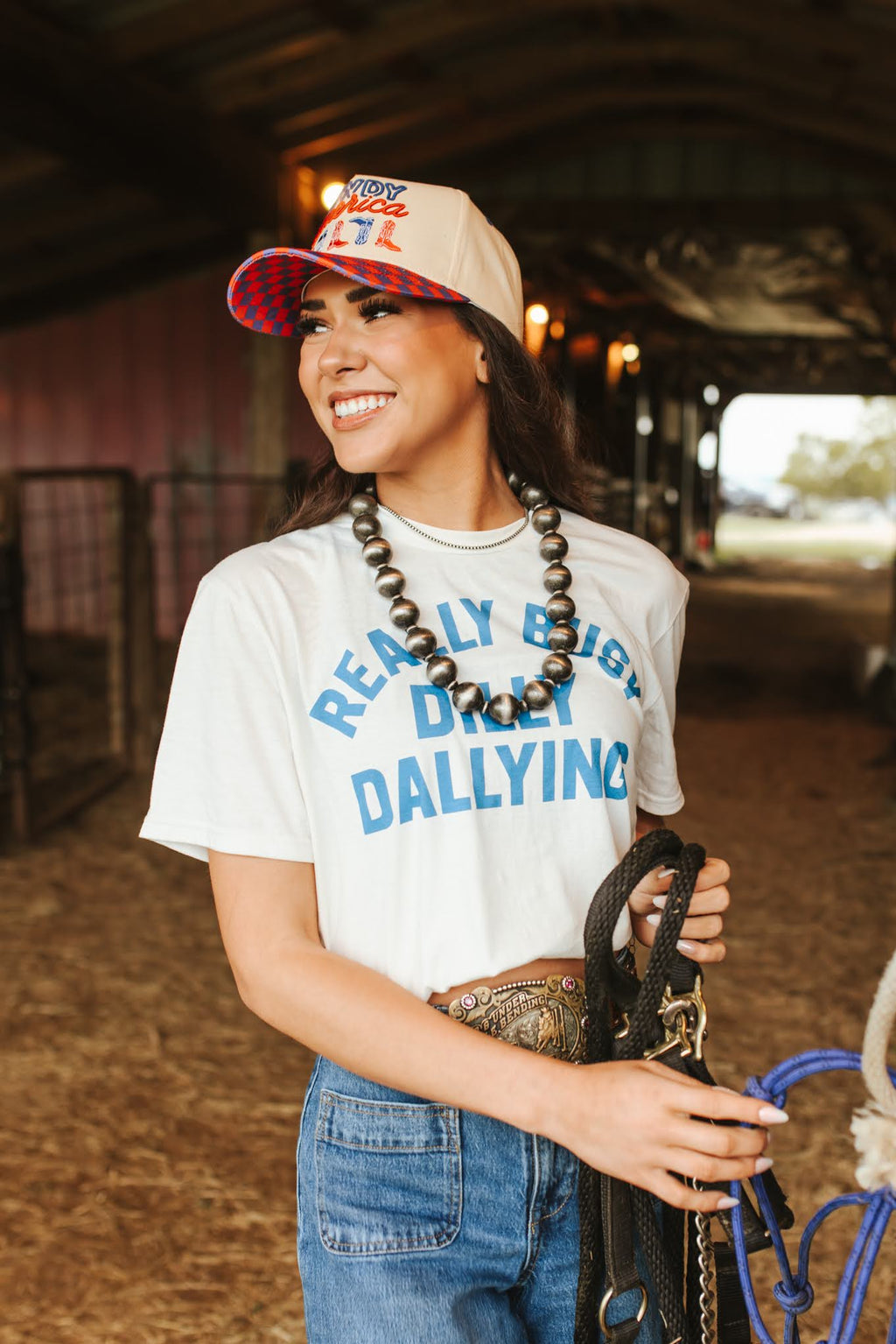 Wild Junkie Really Busy Dilly Dallying Graphic Tee — main product shot
