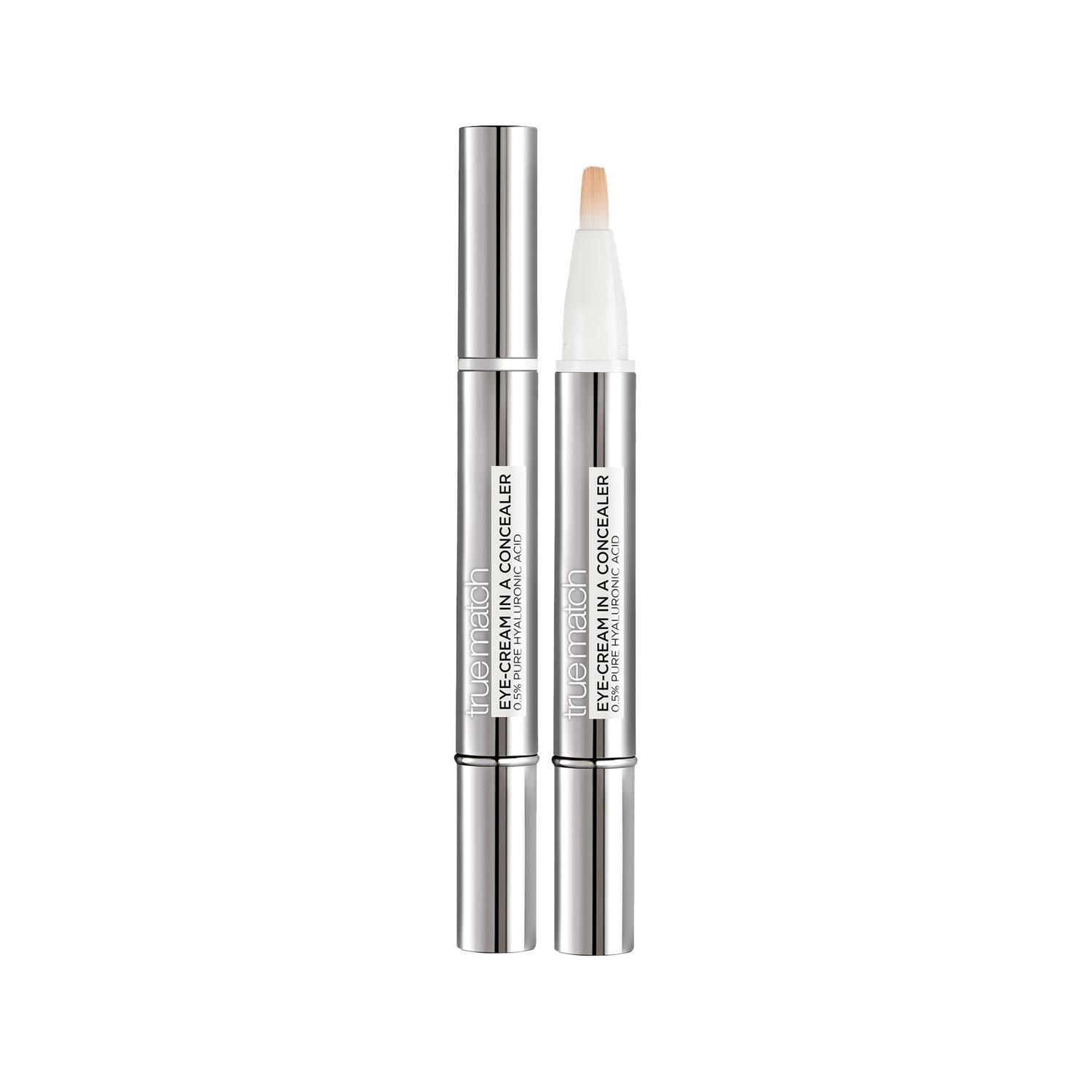 Loreal Paris True Match Concealer with Eye Cream - 2-in-1 Makeup for Flawless Coverage - Shade 3-5N