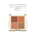 Golden Rose Quattro Eyeshadow Palette No:05 Red Brick - 4 Coordinated Shades for Versatile Eye Makeup