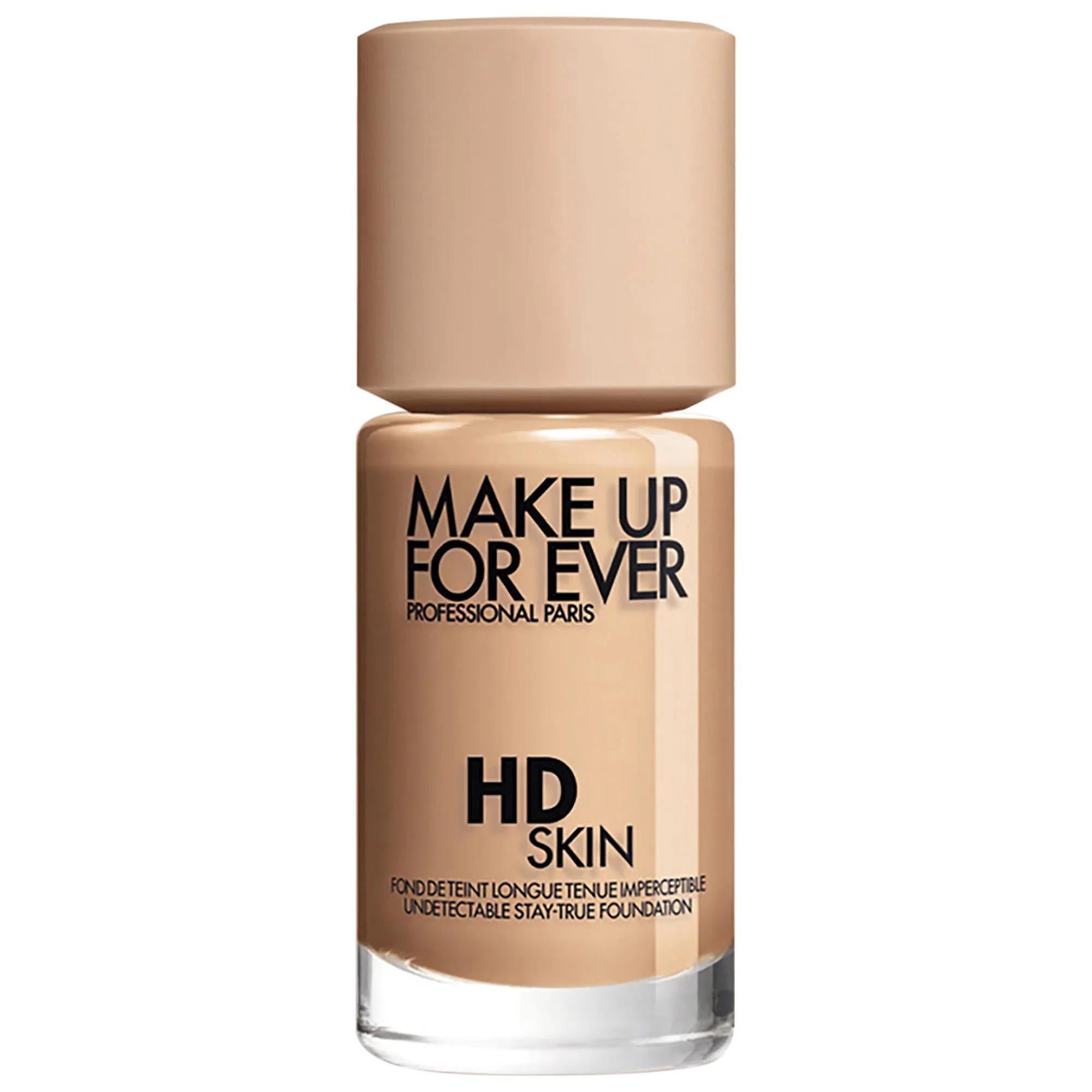 HD Skin Waterproof Natural Matte Foundation by Make Up For Ever - Long Lasting Liquid Foundation for Normal, Oily & Combination Skin