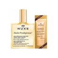 Nuxe Huile Prodigieuse Skincare and Haircare Set - Multi-purpose Dry Oil and Shower Gel for Moisturized Skin and Hair