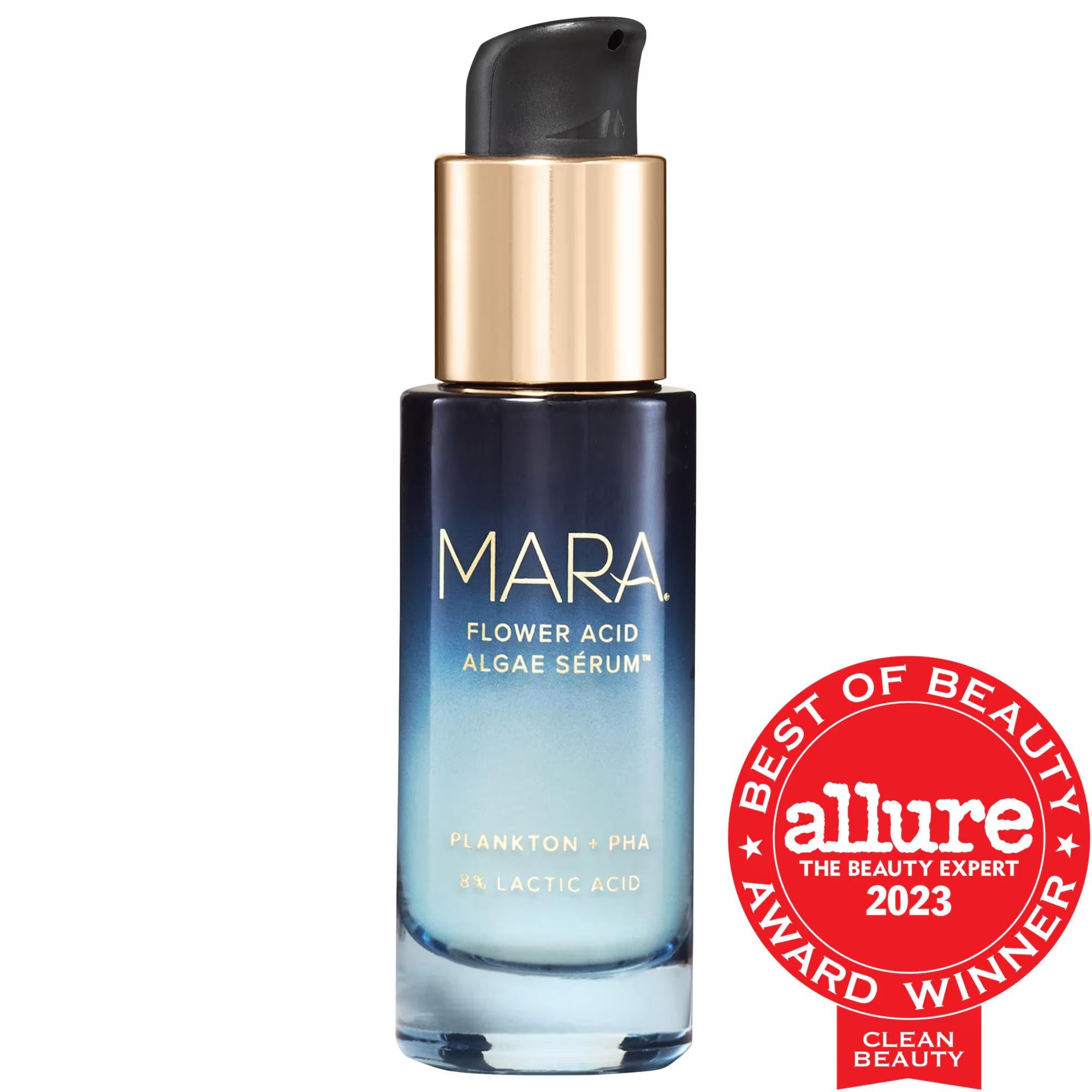 Plankton: PHA Flower Acid Algae Facial Serum - Exfoliates, Brightens, Minimizes Pores | Vegan, Cruelty-Free & Sustainable Skincare