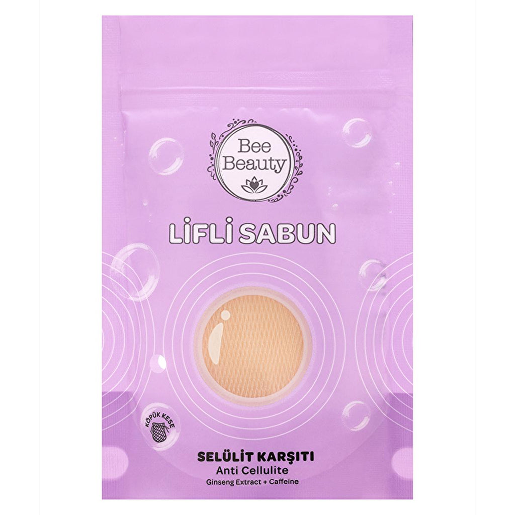 Bee Beauty Anti-Cellulite Soap: Ginseng & Caffeine for Smoother Skin | Cellulite Reduction & Exfoliation