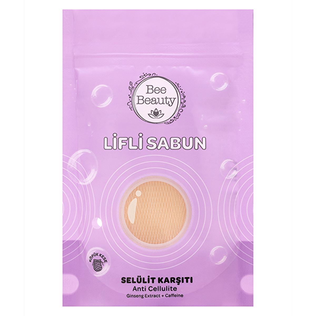 Bee Beauty Anti-Cellulite Soap: Ginseng & Caffeine for Smoother Skin | Cellulite Reduction & Exfoliation