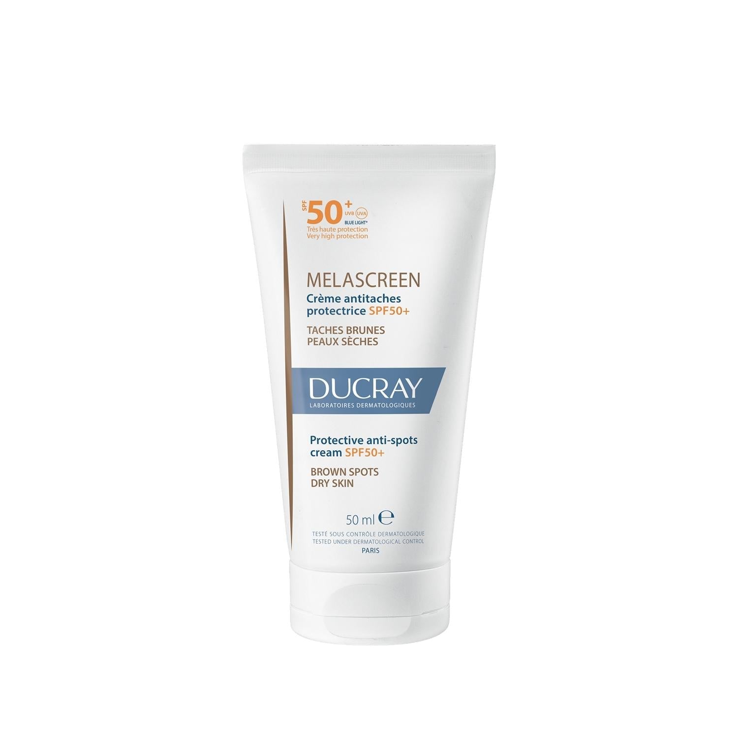 Ducray Melascreen Cream SPF 50+ Sunscreen for Skin Prone to Spots & Discoloration - 1.69 fl oz