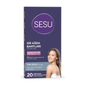 Sesu Body Wax Strips for Sensitive Skin (20 Count) - Easy & Painless Hair Removal, Sugar-Free Formula for Face, Body, Legs