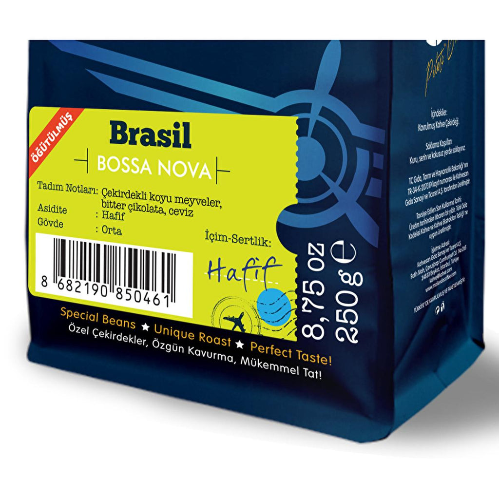 Moliendo Brasil Bossa Nova Ground Coffee - 250g Arabica, Specialty Coffee