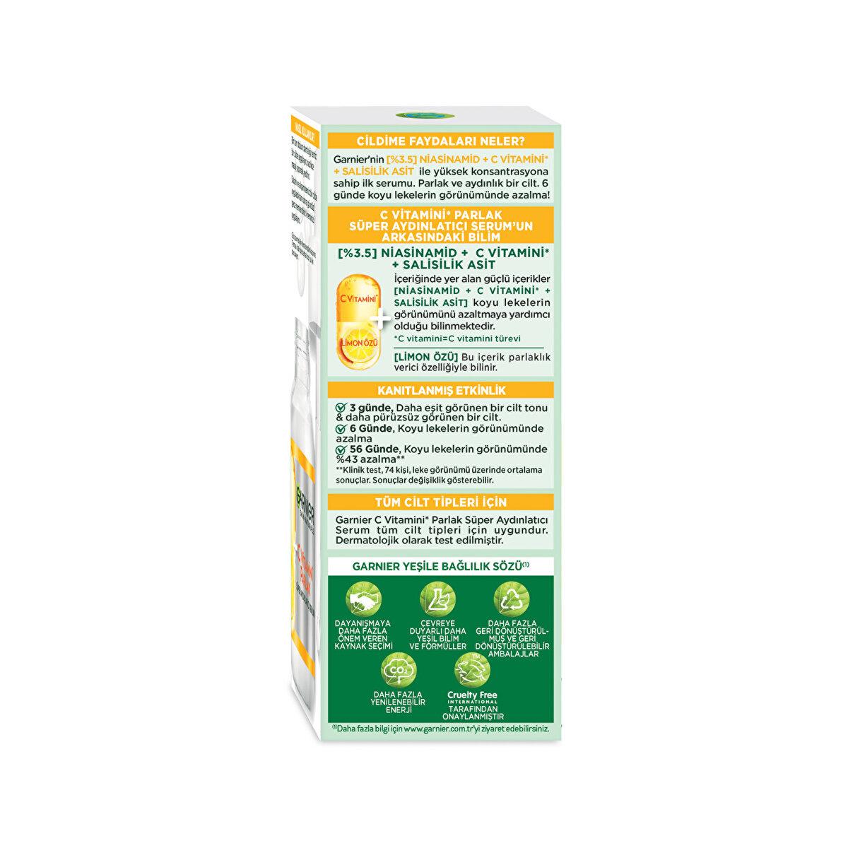 Garnier Vitamin C Brightening Super Serum - Brightening Face Serum for Even Skin Tone