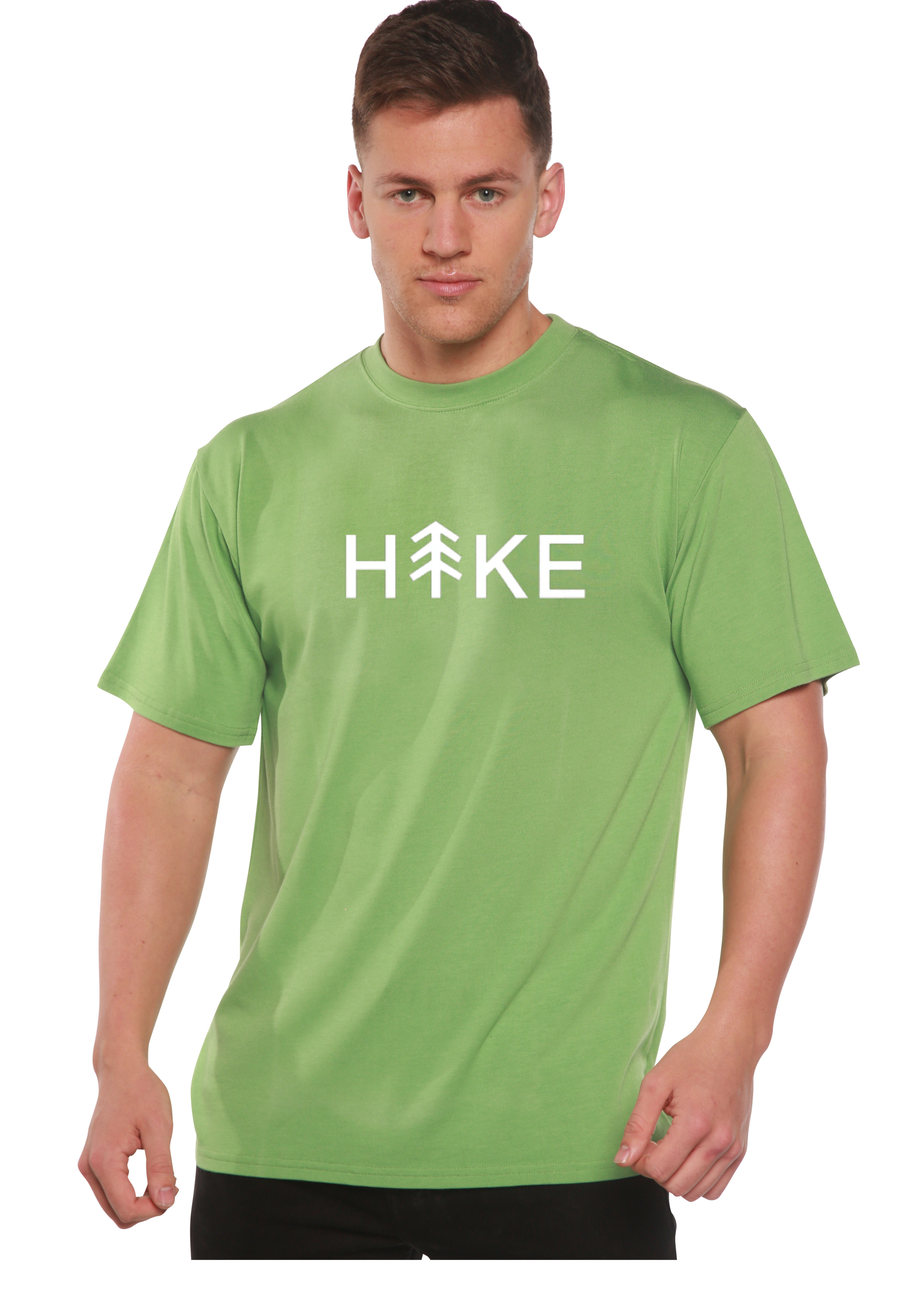 Spun Bamboo Hike Men's Bamboo Viscose/Organic Cotton Short Sleeve Graphic T-Shirt — size reference