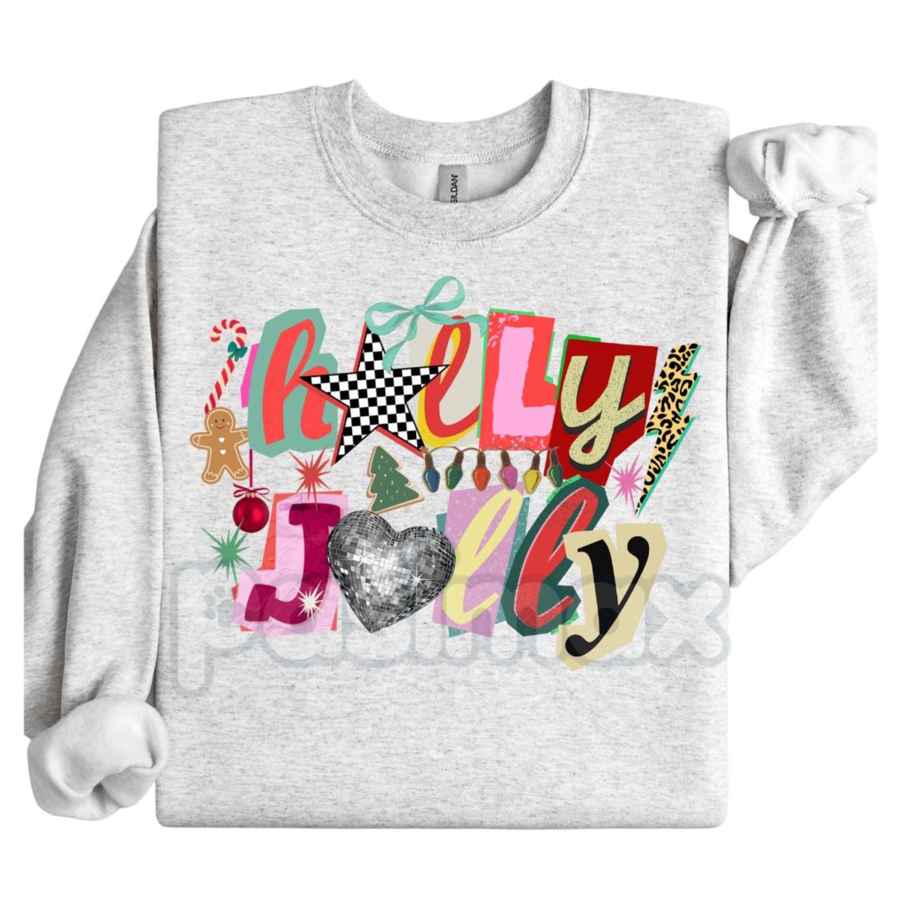 Pasimax Preppy Girl Collage Y2K Sweatshirt | Aesthetic 2000s Nostalgia Crewneck | Vintage College Style Jumper | Trendy Retro