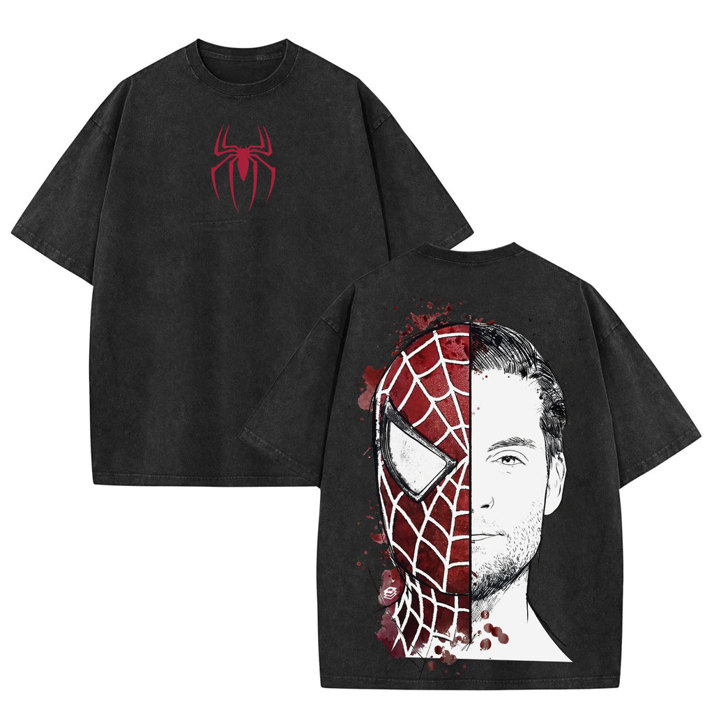 Pasimax The Dark Style Trio Spidey No Way Home T-Shirt — in-use photo