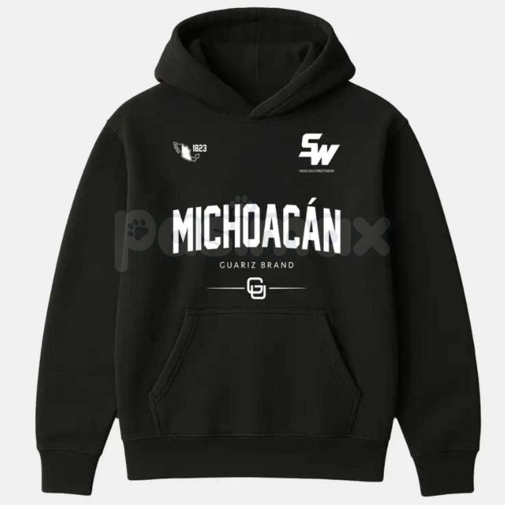Pasimax MX STREETWEAR STATE Hoodie – Custom State Pride Pullover, Mexican Culture & Streetwear Graphic Apparel, Unisex — in-u