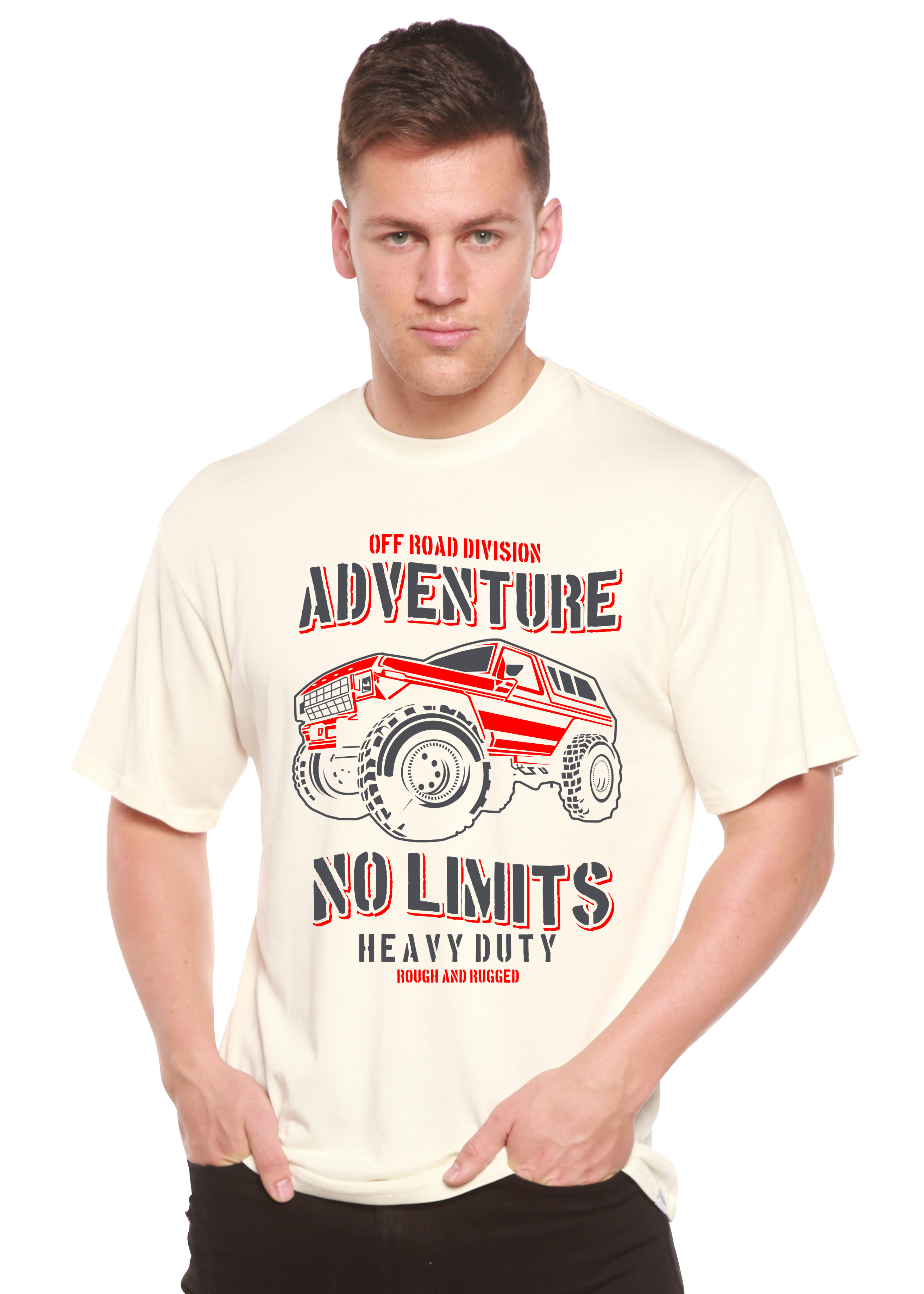 Spun Bamboo No Limits Spun Bamboo® Men's Bamboo Viscose/Organic Cotton Short Sleeve Graphic T-Shirt — main product shot