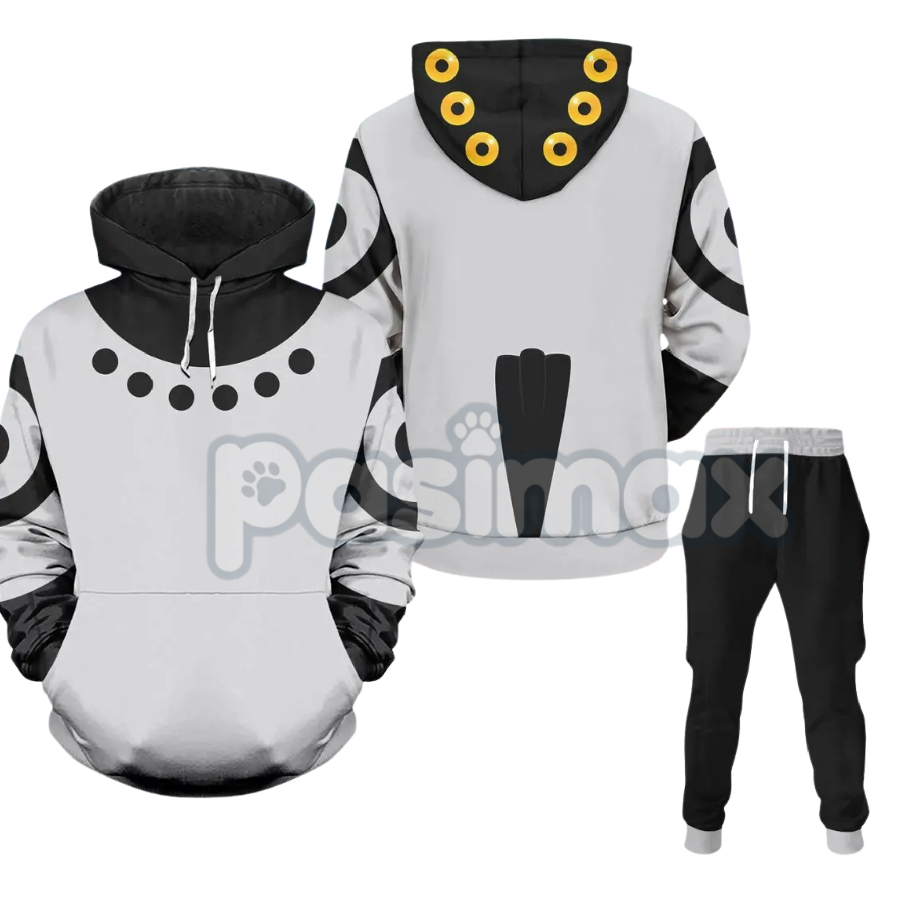 Pasimax Derpy Tiger K-pop Demon Hunter Hoodie & Joggers Set — in-use photo