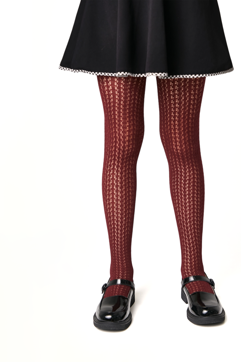 TheRanok.com Conte-Kids Cotton Tights Miss 618 - Mesh Pattern — color detail