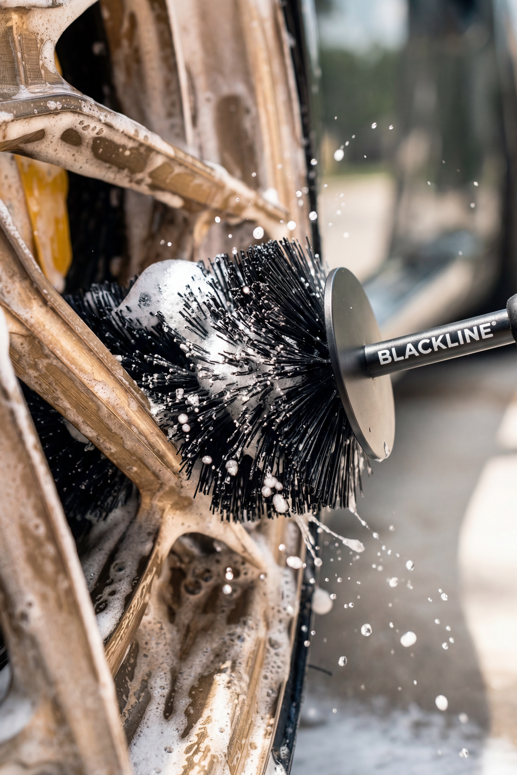 BLACKLINE® WHEEL BARREL BRUSH – Blackline Car Care, view 5