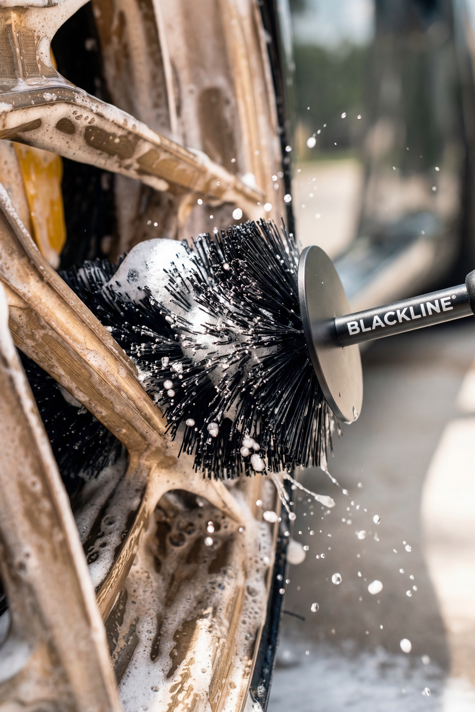 BLACKLINE® WHEEL BARREL BRUSH – Blackline Car Care, view 5