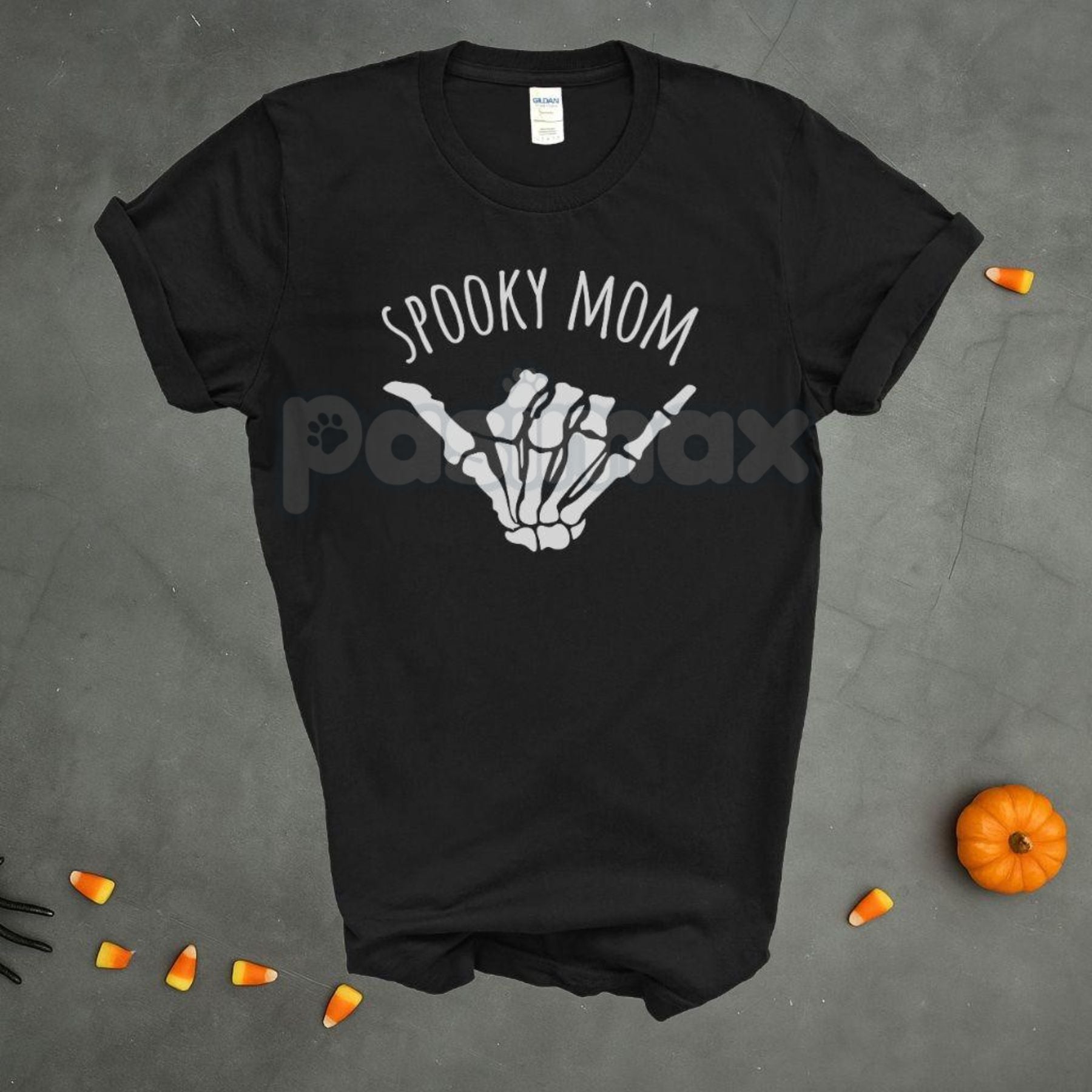 Pasimax Spooky Halloween Matching Family Shirts — in-use photo