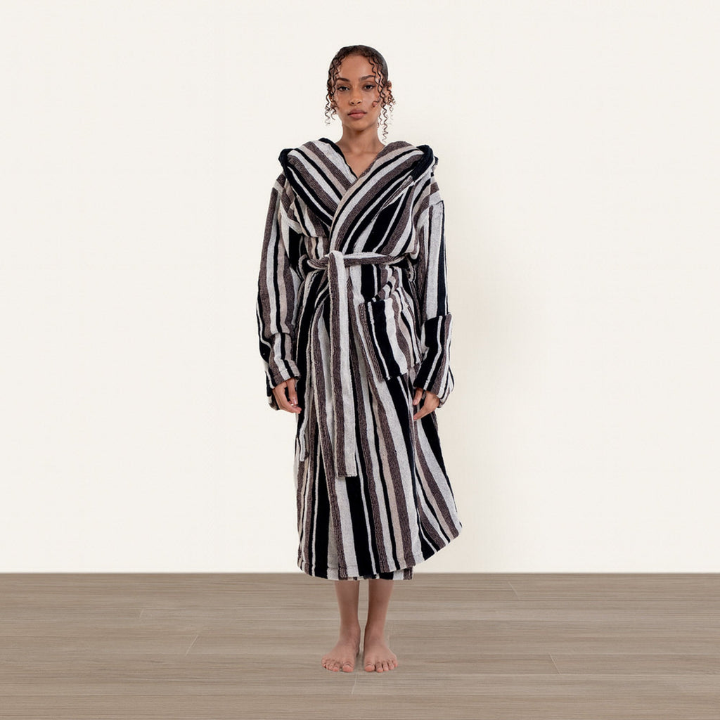 Italic Ultraplush Australian Cotton Bathrobe — construction craftsmanship close-up