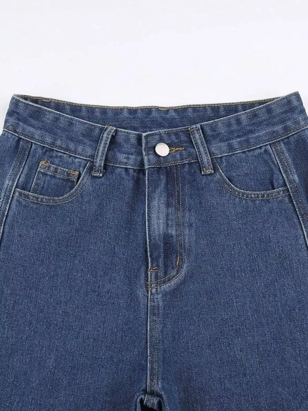 Side Distressed Jeans