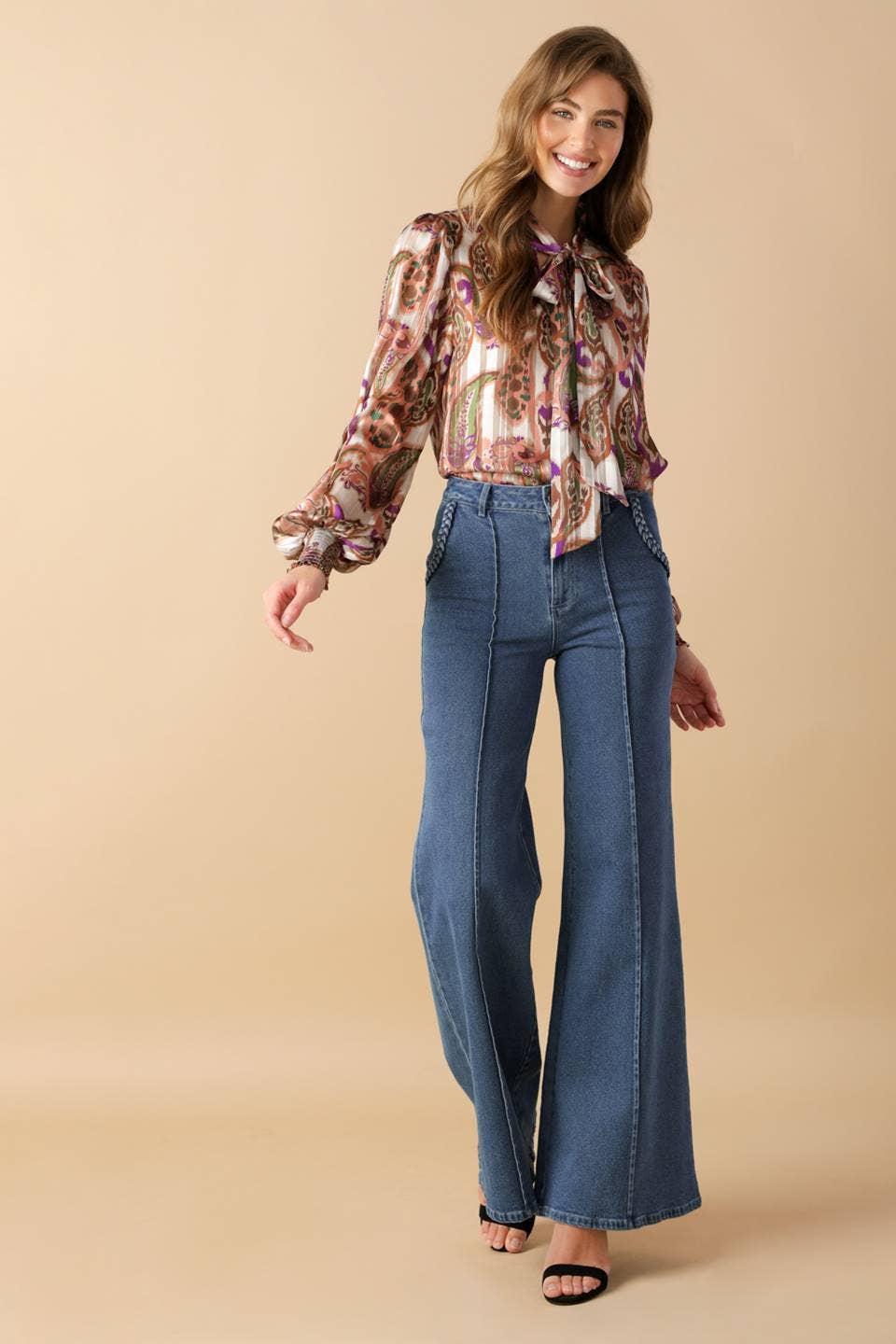 KADOU BOUTIQUE Contemporary Blouse — in-use photo