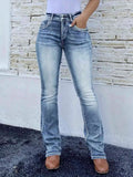 High Waist Bootcut Jeans
