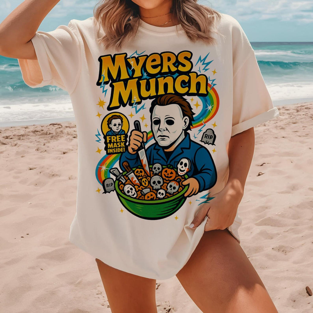 Pasimax Spooky Horror Cereal Tee — side view
