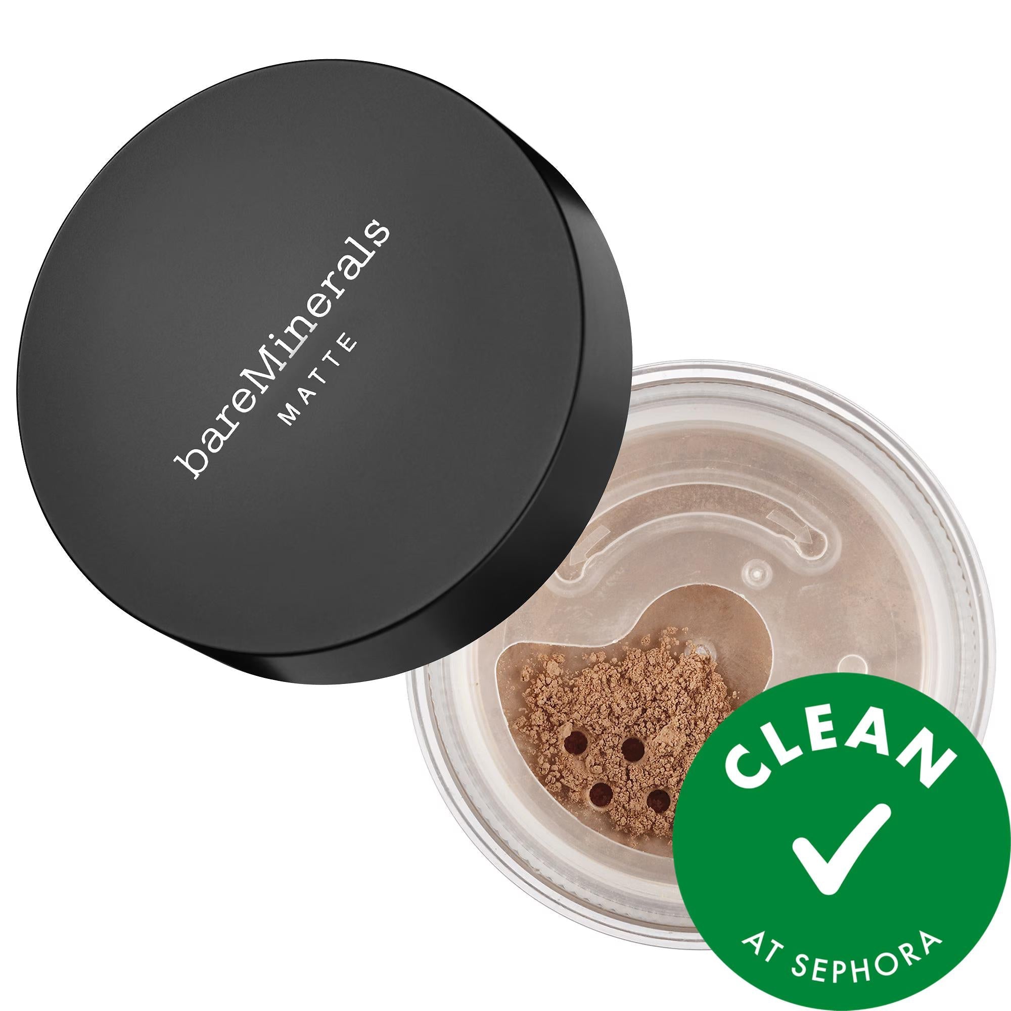 Original Loose Matte Talc-Free Powder Mineral Foundation SPF 15 - Vegan, Cruelty-Free, Buildable Coverage