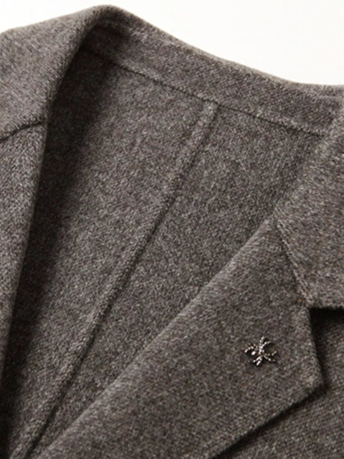 Men's Plus Size One Button Long Sleeve Blazer