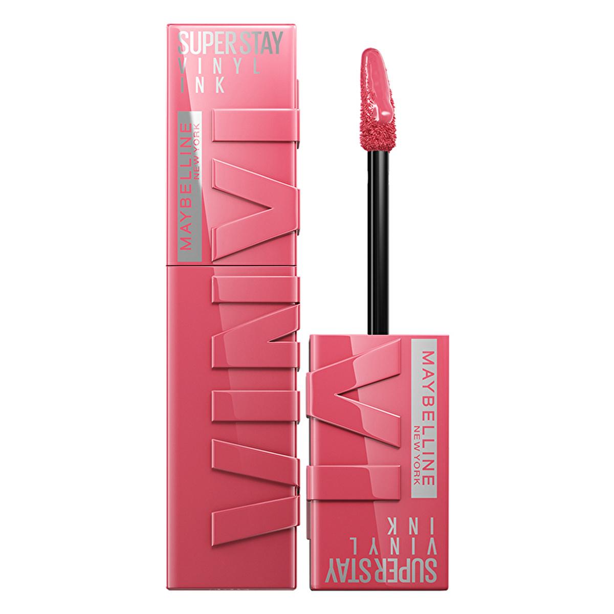 Maybelline New York Super Stay Vinyl Ink Liquid Lipstick - Long-Lasting, Smudge-Proof, High Gloss Finish - 145 Rogue