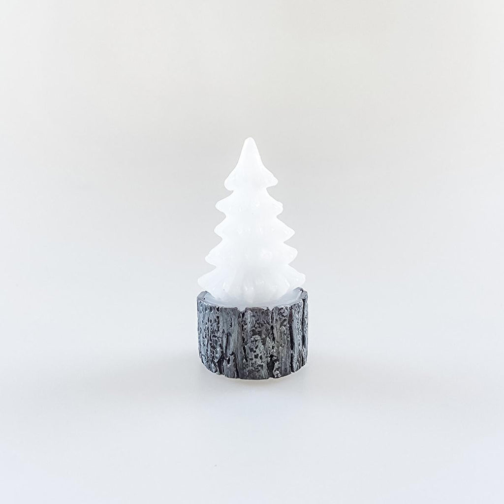 Petrix LED Candle Set with Christmas Tree Decoration - Flameless Candles for Ambiance and Safety