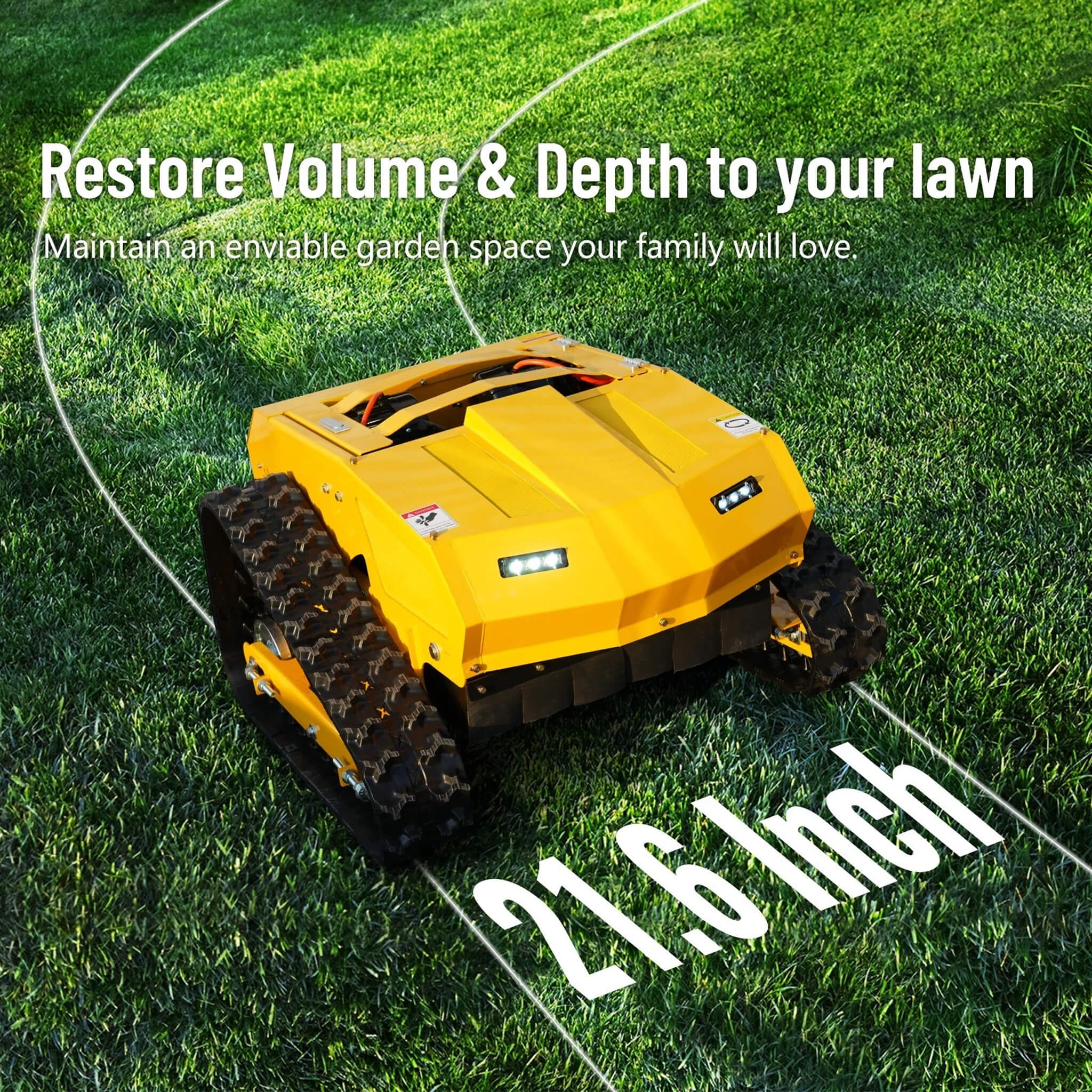 9HP 21-Inch Industrial Remote-Controlled Lawn Mower (SAK71845) – SAKSBY WHOLESALE, view 6