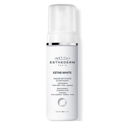 Institut Esthederm Esthe White Cleansing Foam: Gentle Brightening Face Wash for Dark Spot Prevention & Anti-Aging | Radiant Skin, 5.07 fl oz