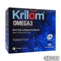 Krilom Omega-3 Dietary Supplement - 100 Softgel Capsules with EPA, DHA, and Astaxanthin for Heart Health